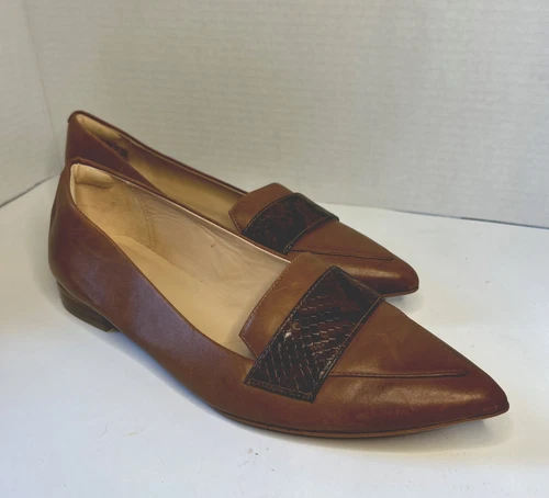 Mocassino Clarks Laina in pelle marrone scuro taglia 8 5