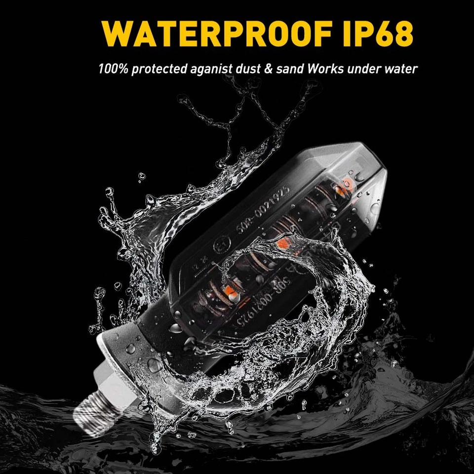 Indicador de señal de luz LED de giro para motor motocicleta ajuste ámbar humo Yamaha Honda Foto 4 de 4