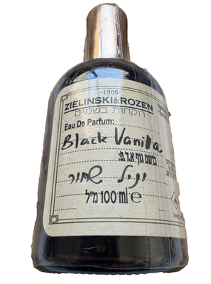 ZIELINSKI and ROZEN Black Vanilla Fragrances PERFUME NEW Bottle