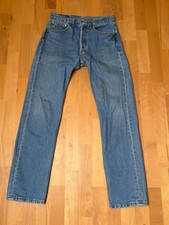 Levis  501 Jeans  W31 L32, blau, mit Farbfle...