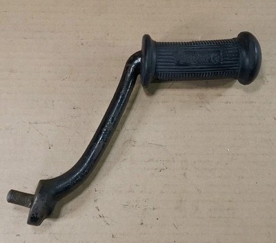 Triumph OEM 650 Footpeg And New Rubber T120 Tiger.     (c)