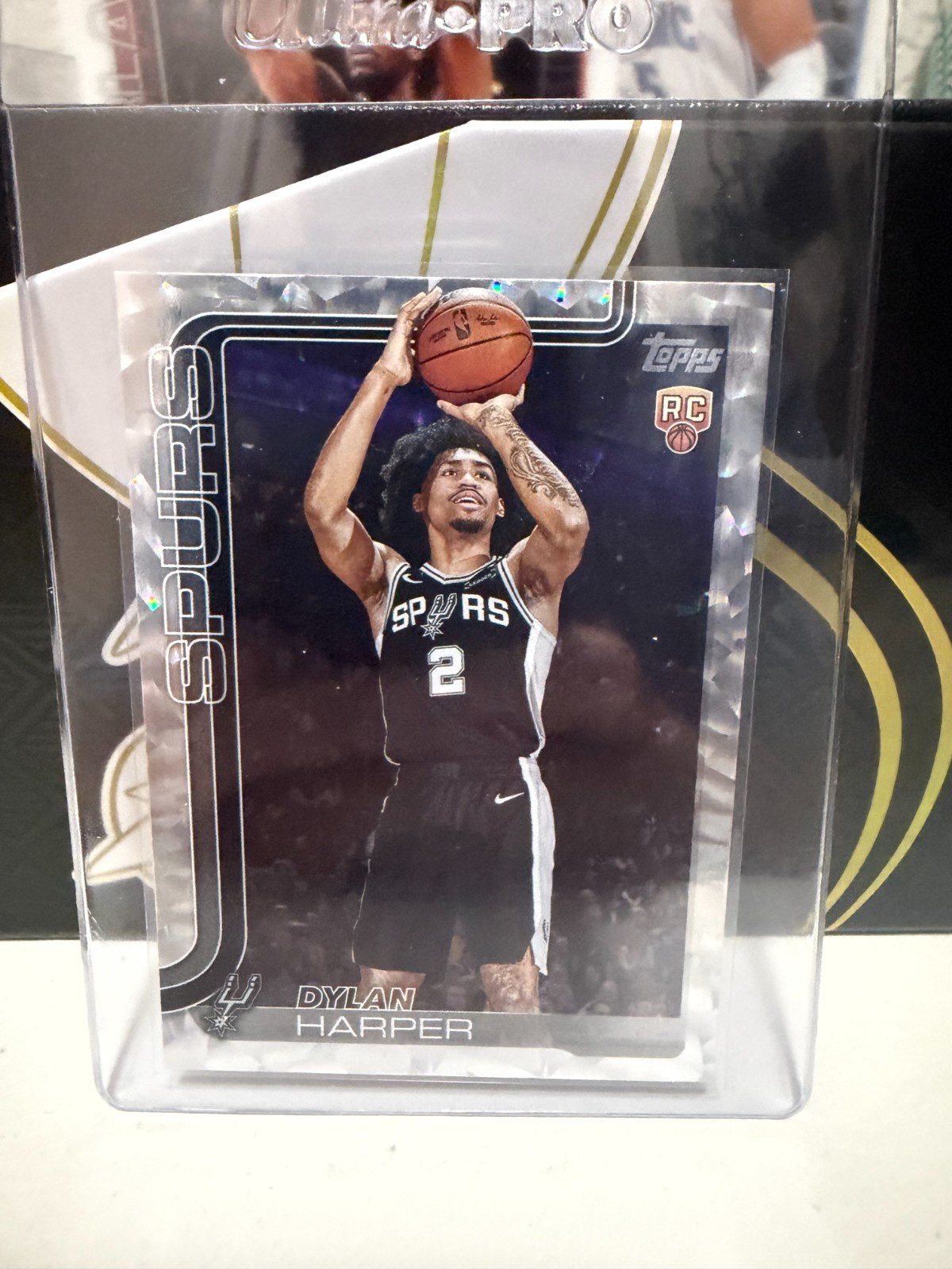 2025-26 Topps Flagship Basketball - Dylan Harper #202 Crackleboard Foil (RC)