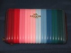 COACH QUILTED OMBRE WALLET  Rainbow  AND MICHAEL KORS MAISIE LARGE CLUTCH combo — photo 2