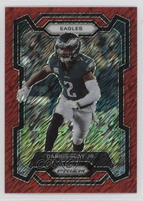 2023 Panini Prizm Red Shimmer Prizm 2/35 Darius Slay Jr #239 5f2