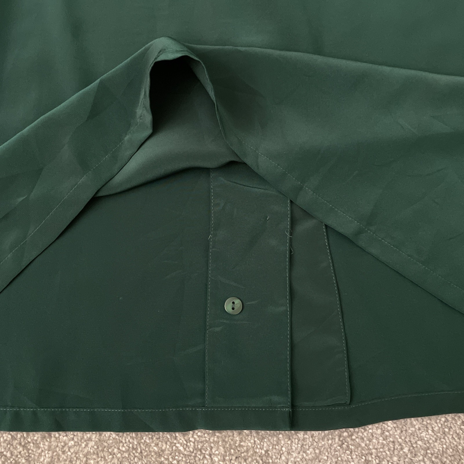 Vintage Pendleton Women Polyester Button Down Gre… - image 9