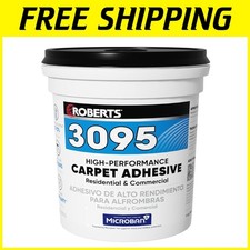 1 Gallon High-Performance Carpet Adhesive with Microban - Perfect for Flooring