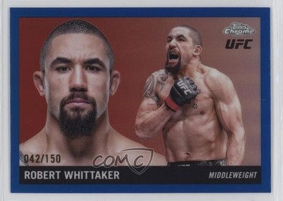 2025 Chrome UFC 1955 Topps Blue Refractor /150 Robert Whittaker #55T-10 1p5n