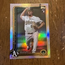 2025 Topps Series 2 Grant Holman Rainbow Foil RC #634 SP