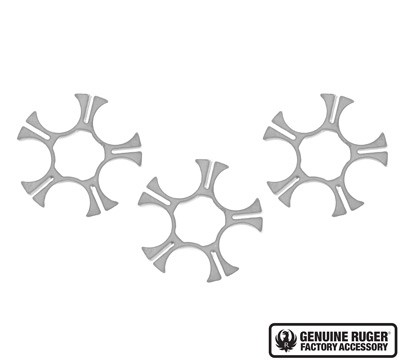 Ruger LCR 9mm 5 Round Stainless Moon Clip 3 Pack-90460