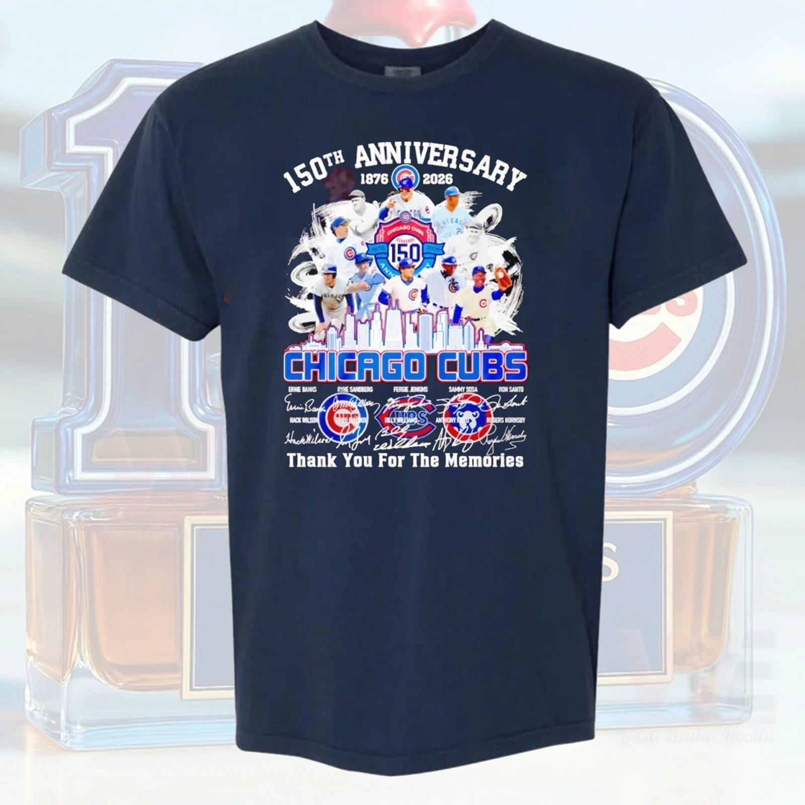 Chicago Cubs 150th Anniversary 1876-2026 Thank You