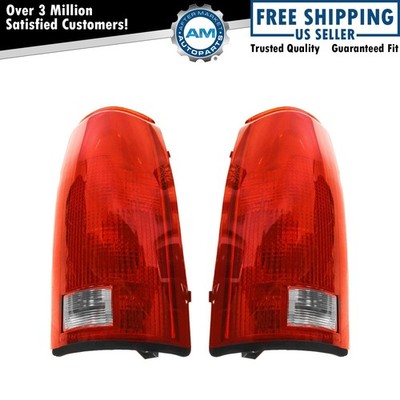 Rear Tail Lights Set Fits 88-00 Chevrolet GMC Trucks