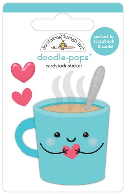 6 Pack Doodlebug Doodle-Pops 3D Sticker-Heart Warming 5A0023DD-1G6DN
