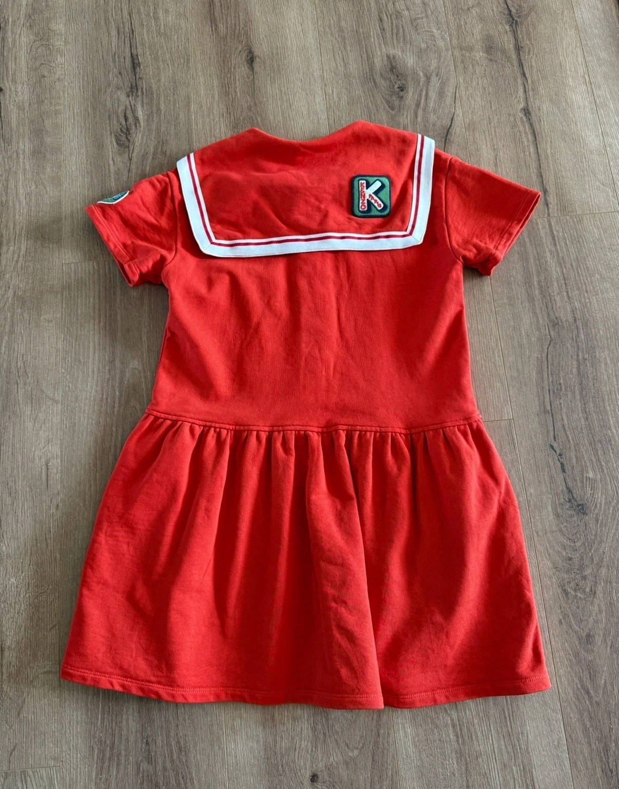Vestito Kenzo Rosso Bambina Taglia 12 Anni
