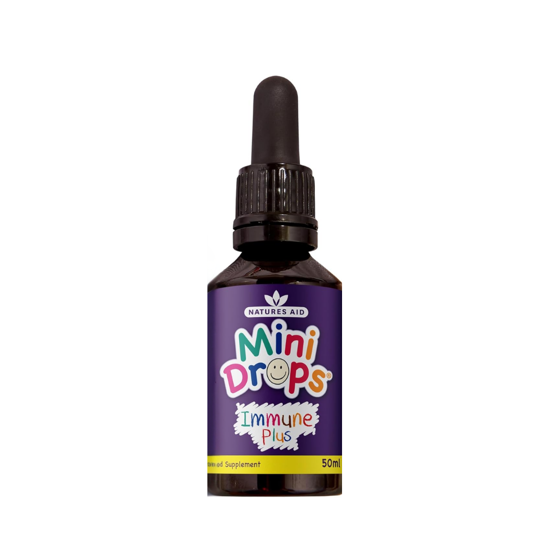 Natures Aid Mini Drops Immune Plus with Vitamin C for Kids 50ml - Pack of 3 - Image 2