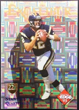 1995 Collector's Edge Excalibur 22K Gold Shield Silver Prism #3 Stan Humphries
