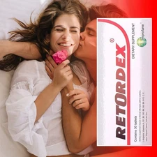 Retordex Natural ED Remedy 30 Pills - Libido Booster Pills For Men