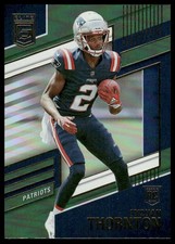 Tyquan Thornton Rookie RC 2022 Donruss Elite #154 Green New England Patriots