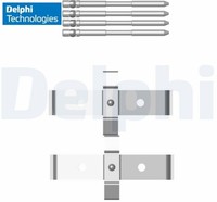 Delphi LX0469 ZubehöRsatz FüR Scheibenbremsbelag ZubehöRsatz Bremsbelag