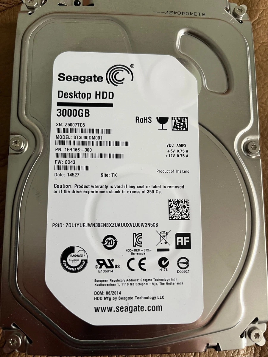 Seagate Barracuda St3000dm001 3tb for sale | eBay