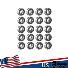 6202-2RS (20Pcs) Double Rubber Sealed Miniature Deep Groove Ball Bearings