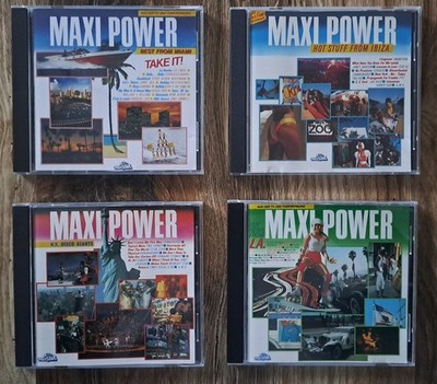 4 x CDs Sampler Serie   Maxi Power (Extended Versionen der 80er Jahre)