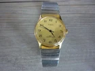VINTAGE TIMEX MECHANICAL WATCH MENS GOLD TONE FOR PARTS REPAIR