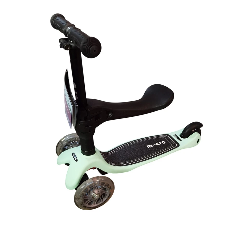 Micro Mini 3in1 Deluxe Lite LED Roller Sitz 1-5 Jahre Scooter verstellbar L20 - Bild 4 von 4