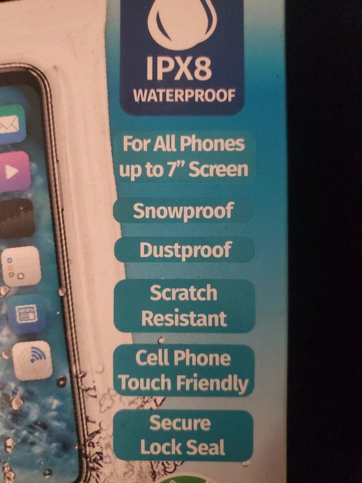 Ultimate X4orce Funda Universal Flotante Impermeable para Teléfono con Correa para el Cuello- Foto 4 de 4