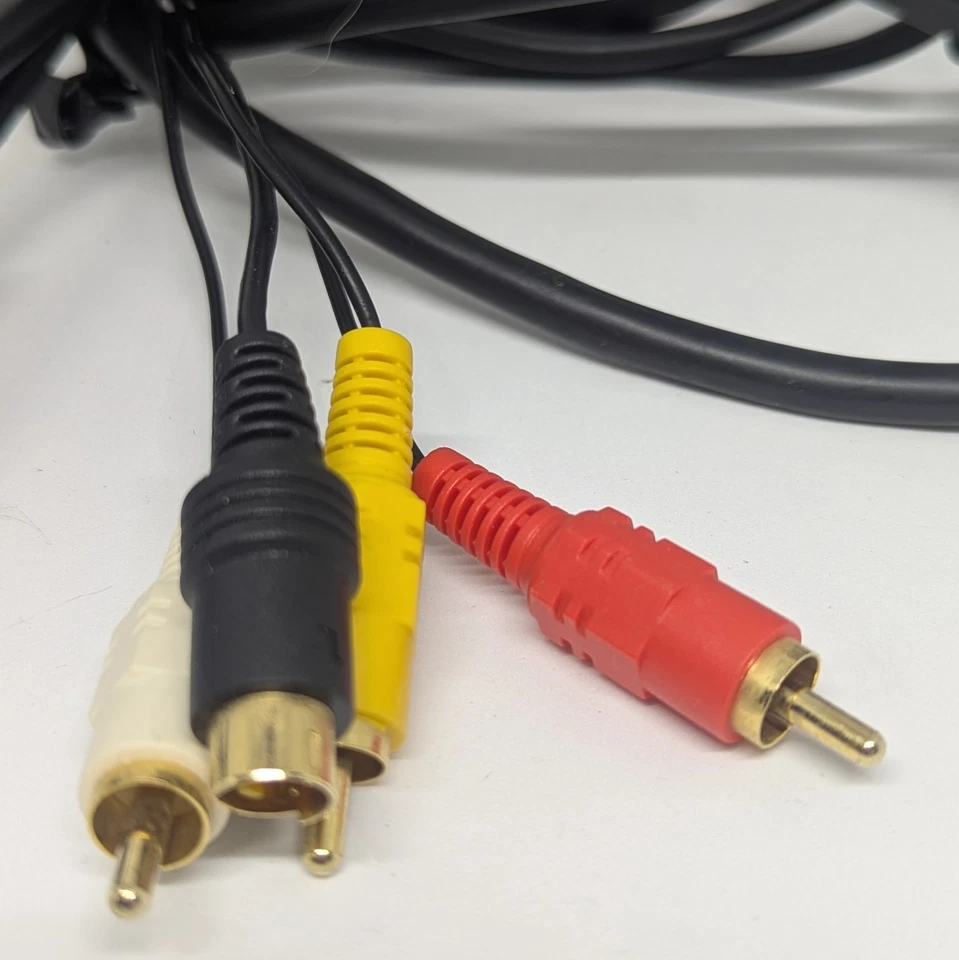 3 in 1 Multi Console Component AV cable for PS2/PS3 Wii Xbox 360 Black WORKS - Image 2 of 4