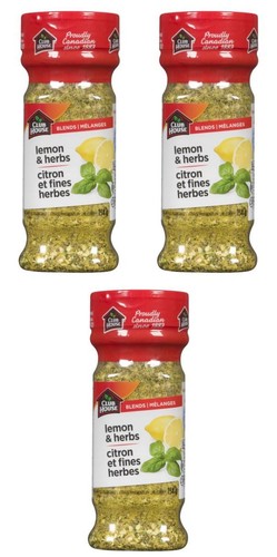 Club House Signature Blends Zitrone und Kräuter 134g (3er Pack) - Bild 1 von 5