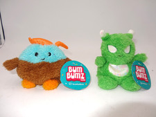 Kellytoy Bum Bumz RetroBumz Matt the Alien Plush 6" and Colton the Coffee Pot
