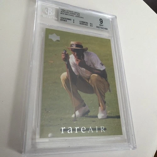 Michael Jordan BGS 9 1994 Upper Deck Jordan Rare Air Card 34 Basketball UD Bulls