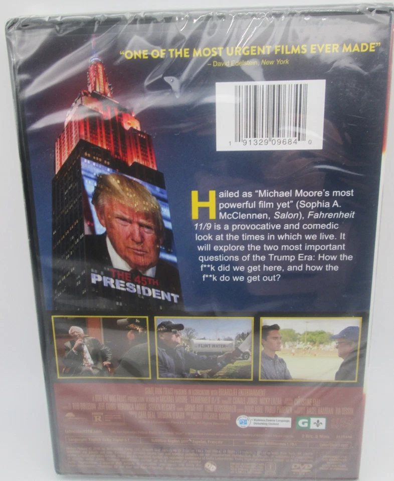 Fahrenheit 11/9 (DVD, 2018) Michael Moore / NEW, ships next business day! Foto 2 de 4