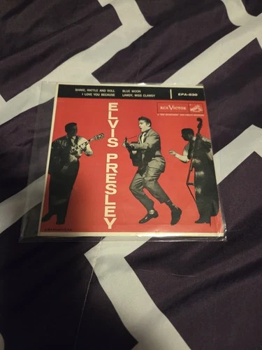 ELVIS EPA-830 1956 RARE "NO DOG"  label "Shake, Rattle And Roll"