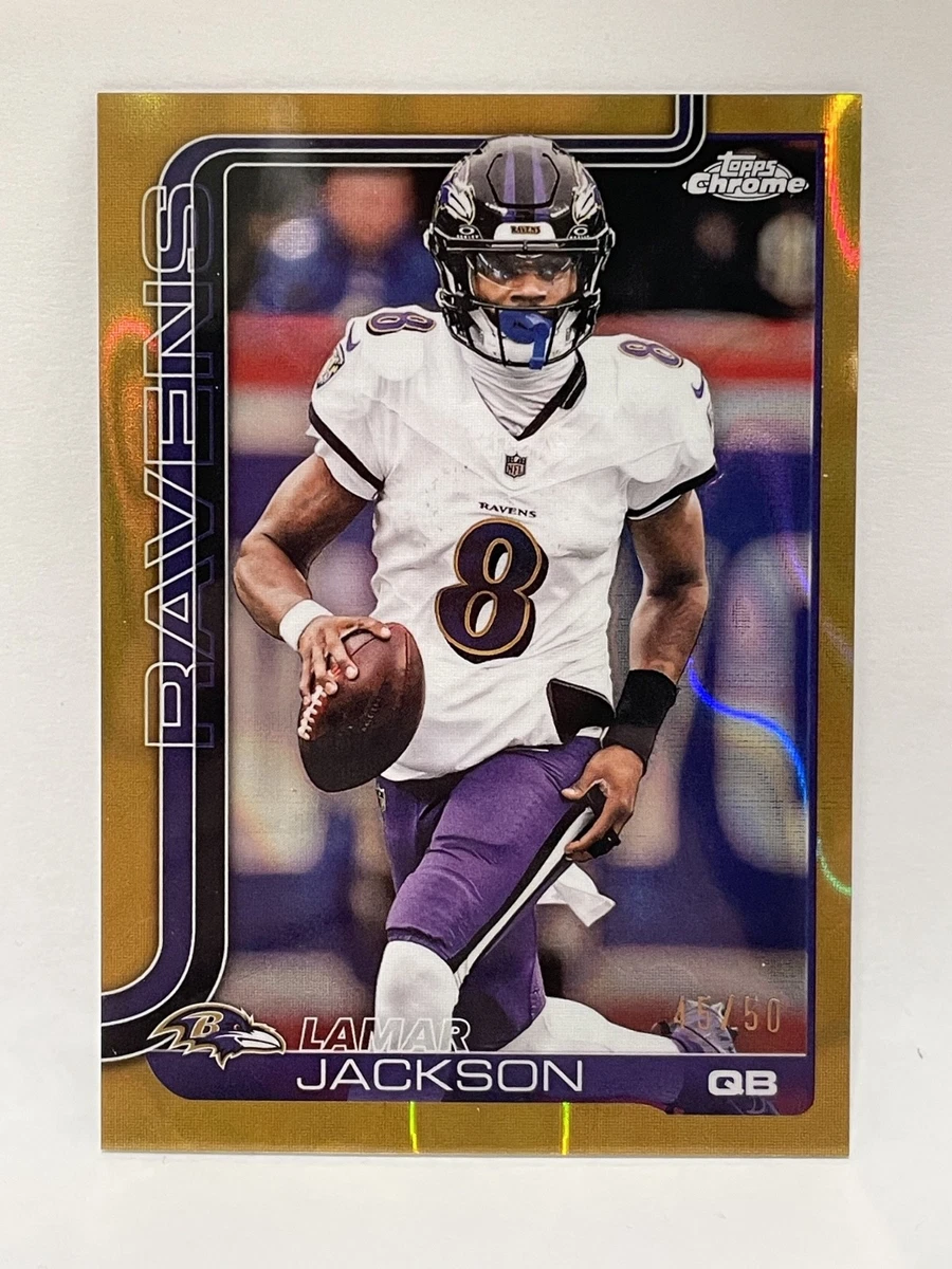 Lamar Jackson Football Serial Numbered Sports Trading Cards