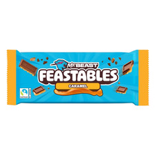 Brand New MrBeast Feastables Caramel Chocolate Bar (60g)