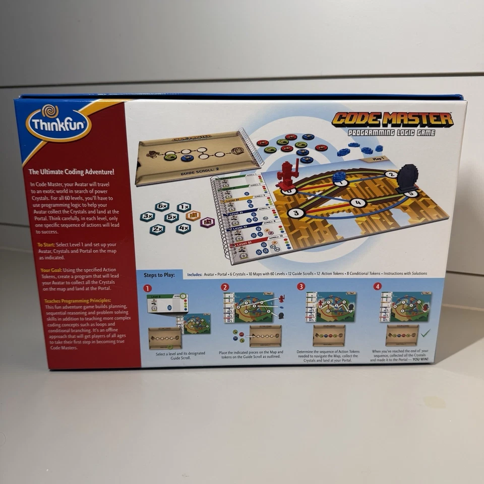 Minecraft Thinkfun Code Master Programming Logic Board Game FREE SHIPPING - Image 2 of 4