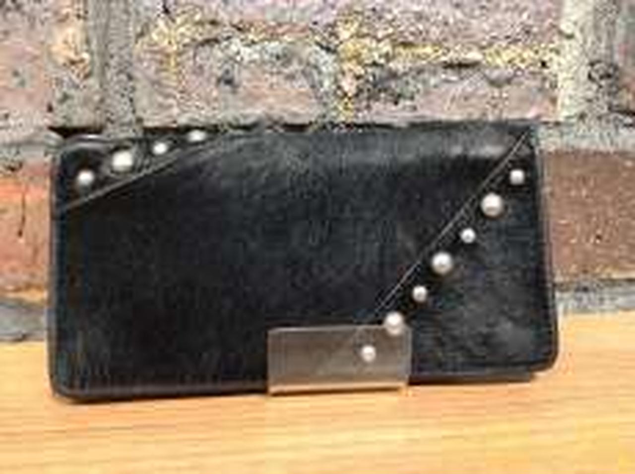 Shellac Long Wallet Blk Harako Shellac Jt691 - image 2