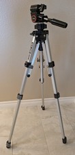 SLIK 88M SMDB Professional Camera Tripod, Pan-Tilt Head w/ Case