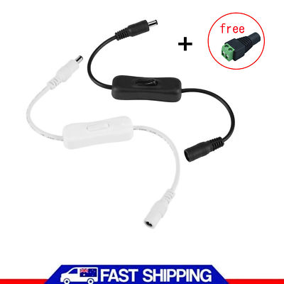 LED Strips 12V In-line On/Off Switch Male/Female Connector + Free ...