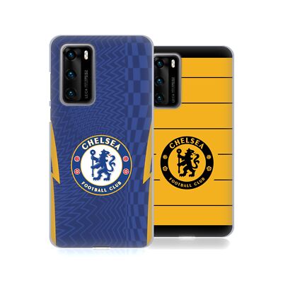OFFICIAL CHELSEA FOOTBALL CLUB 2021/22 KIT SOFT GEL CASE FOR HUAWEI PHONES 4