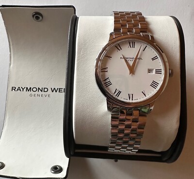 RAYMOND WEIL TOCCATA SILBER HERREN ARMBANDUHR 5488-X015768 UNGETRAGEN INKL. BOX