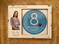 Tiny ideas Pregnancy Belly Stickers Baby Bump Shower Maternity Expecting Fruit