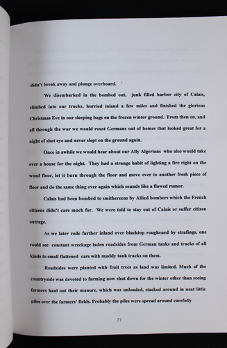 Recollections Of A WWII War Veteran by Richard Beckwith (Unpublished) - Picture 3 of 3