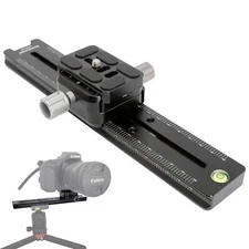240mm Rail Nodal Slide Quick Release Plate Clamp Camera Tripod Bracket Mount Com