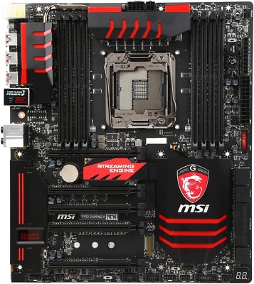 MSI Gaming X99S Gaming 9 ACK LGA 2011-v3 SATA 6Gb/s USB 3.0 Intel Motherboard