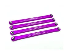 Treal Aluminum 7075 Lower Link Bars (4) Set for Losi LMT (Purple) Purple
