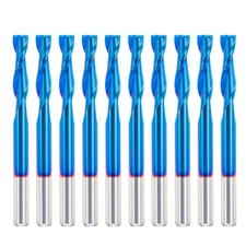 CNC Router Bits 1/8" Shank CNC Bit End Mill Flat Spiral Upcut Milling Cutter