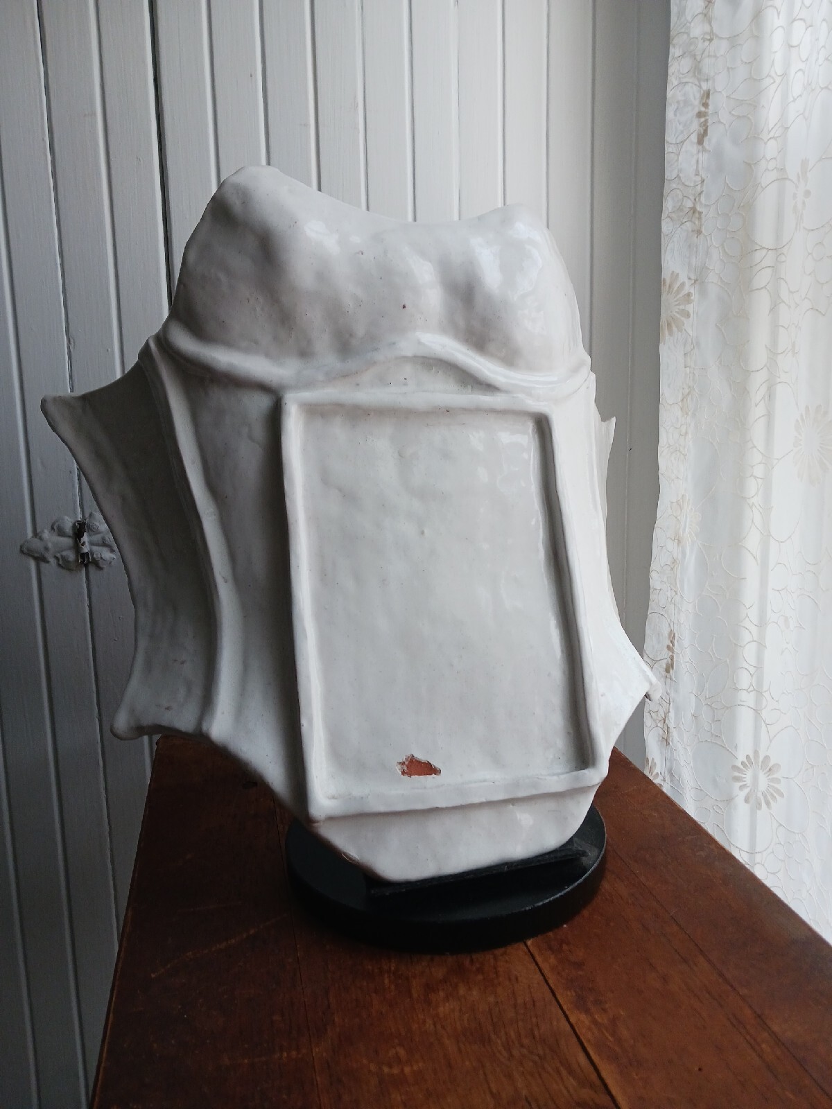 Corset Bustier Ceramic Art POTTERY Breastplate OOAK UNUSUAL GIFT SCULPTURE SEXY-image