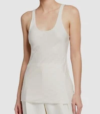$690 Gabriela Hearst Women Beige Kori Silk Cashmere Sleeveless Tank Top Size 38